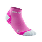 Ultralight Low Cut Compression Socks Electric Pink/Light Grey