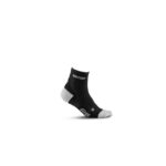 Short socks ultralight W black/grey