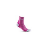 Short socks ultralight W pink/grey