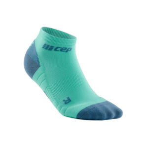 low cut socks W mint/grey