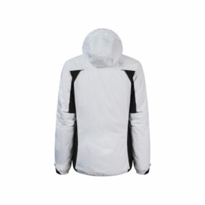 vista del retro della giacca Montura Nevis Jacket 2.0 colore bianco