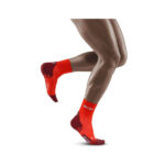 short socks ultralight lava/red