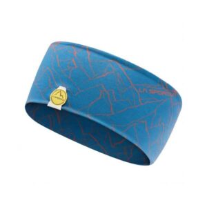 mountain headband space blue/saffron