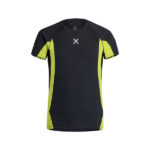 Run energy t-shirt antracite/verde lime