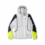 Run visible convertible jacket W White/Asphalt/Nightlife