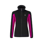 premium wind hoody jacket W nero/intense violet