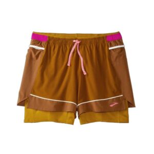 high point 3" 2in1 short W Hazelwood/Ochre/Fuchsia