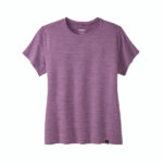 luxe short sleeve W htr washed plum
