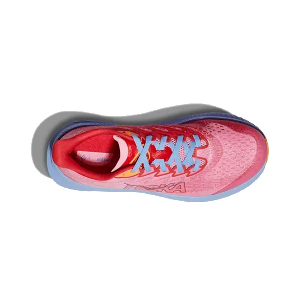 Hoka Mach 6 youth peony cerise 1147553 PNYC sopra