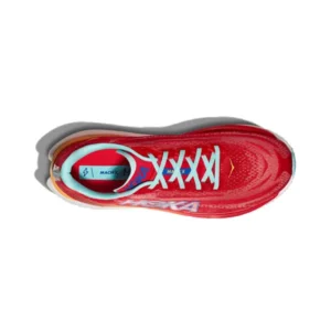 Hoka Mach X cerise cloudless 1141450 CRSCL sopra