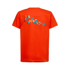 La sportiva Boulder t-shirt K cherry tomato R07322322 retro