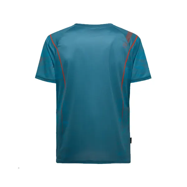 La sportiva Pacer t-shirt M hurricane tropic blue P73642614 retro