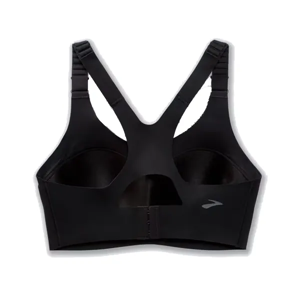 brooks racerback 2 sports bra black 350085001 retro