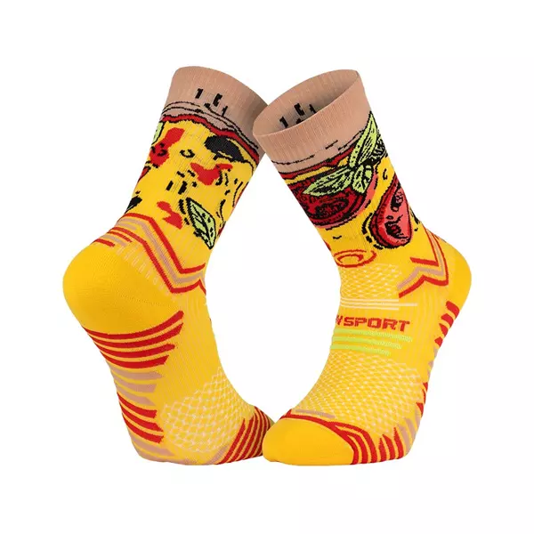 BV Sport Light One Calzini Running Verdi Fluorescenti - Tecnici Senza Cuciture