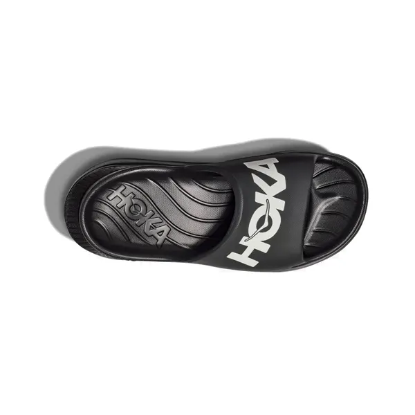 Hoka Ora Athletic Slide black white 1155154 BWHT alta