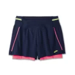 brooks High Point 3 2in1 short W navy neo pink 221656439