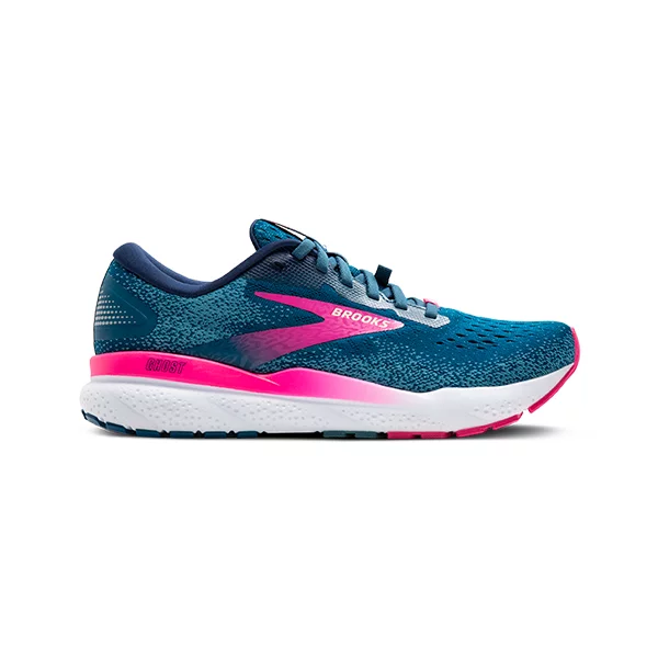 brooks Ghost 16 GTX W moroccan blue pink yellow 1204191B422