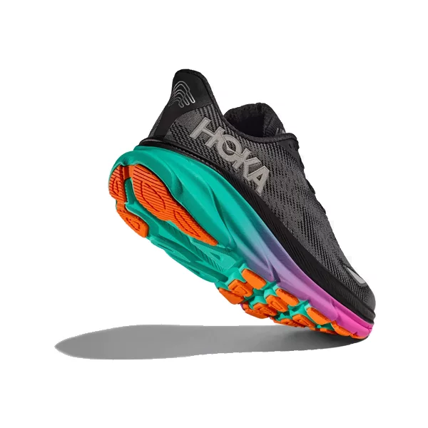 hoka Clifton 9 GTX W black electric aqua 1141490F BCQ suola