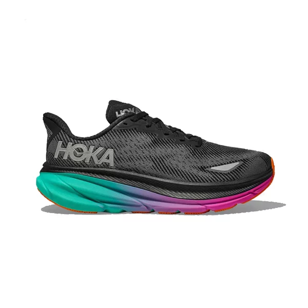 Clifton 9 Gtx donna (Taglia: 41?, Colore: Clifton 9 GTX W black / electric aqua)