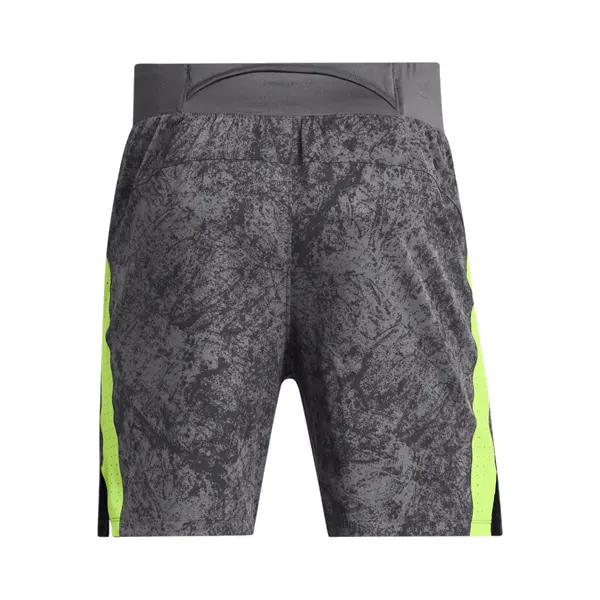 under armour Launch Pro 7 printed shorts castlerock 1378869-0025 retro