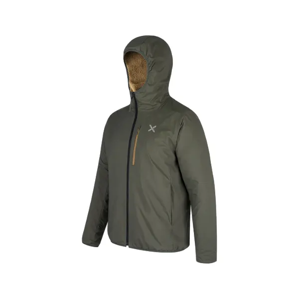 montura Sherpa reversible jacket verde salvia br MJAC78X.49140 fianco