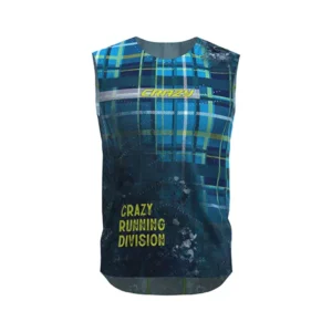 Singlet thunder print bluette scottish